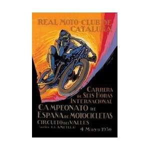  Real Motor Club of Cataluna   6 Hour Race 20x30 poster 