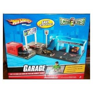    Hot Wheels Deluxe City Hot Rod Garage Playset Toys & Games