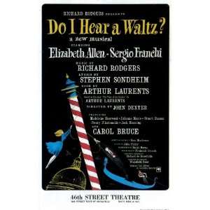  Do I Hear a Waltz? (Broadway)   Movie Poster   27 x 40 