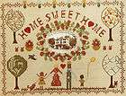 Vintage Cross Stitch Home Sweet Home Sampler Kit  
