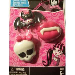  Monster High Puzzle Erasers ~ Batty for You Office 