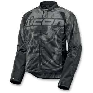  ICON HOOLIGAN 2 ETCHED JACKET (LARGE) (STEALTH 