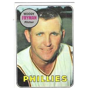 1969 Topps #51 Woody Fryman Excellent Near Mint  Sports 