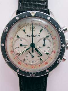 Meylan Vintage Chronograph c.1960s Oversize L1341 HOT  