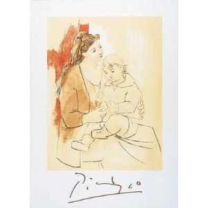  Mother And Child (Litho) Poster Print