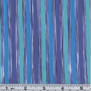   Knit Multistripe Ocean Fabric By The Yard Arts, Crafts & Sewing