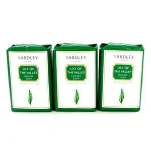  Yardley Lily Of The Valley 3 X 100g Soaps Beauty