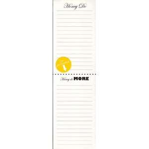  Honey Do Perforated Magnetic Project List Pad Wellspring 