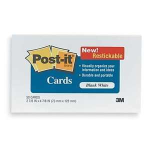  3M Post it Adhesive Ruled Index Card