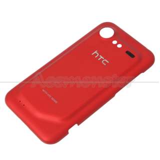 Red Back Battery Cover Door Replacement for HTC S710E Incredible S / 2 