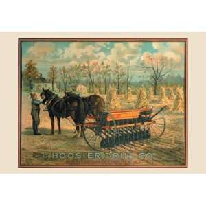  Hoosier Drill Company of Richmond, Indiana 28X42 Canvas 