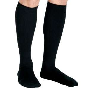  CURAD Knee Length Compression Hosiery 15 20mmHg,Black,B 