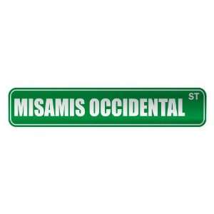   MISAMIS OCCIDENTAL ST  STREET SIGN CITY PHILIPPINES 