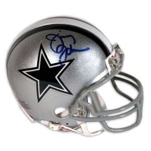  Jimmy Johnson Dallas Cowboys Autographed Mini Helmet 