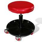 Adjustable Mechanics Shop Seat Creeper Stool Round Rolling with Tool 
