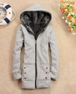 Womens Warm Fashion Thicken Hoodie Outerwear Jacket Coat Casual S Size 