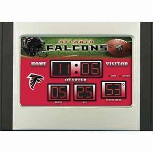  Atlanta Falcons Scoreboard Desk & Alarm Clock Sports 