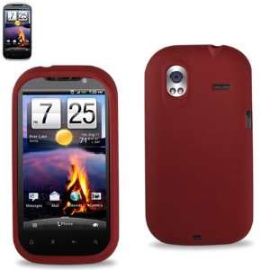  Silicone Case Protector Cover HTC Amaze 4G Red SLC10 