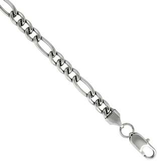   mm ( 9/32 in. ) Figaro Chain Necklace ( Available in 20 22 24 30