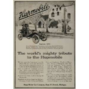  1911 Hupmobile Runabout Ad Hupp Guaranteed For Life 