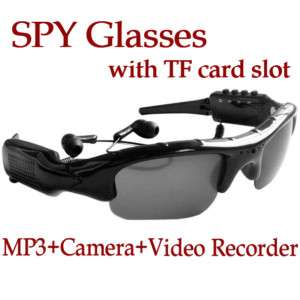 Video Sunglasses  player Spy DV Recorder Camera  TF  