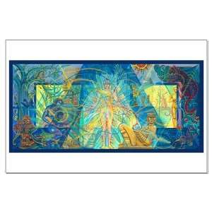  Mayahuel Mural Aztec empire Large Poster by  
