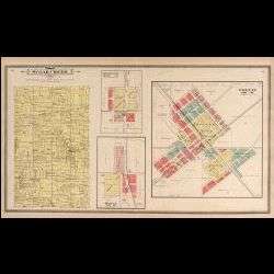   of Clinton County Indiana   IN History Plat Book Maps on CD  