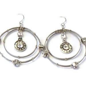   , Designer Inspired with Guitar Strings, Silver, & Rhinestones Charms