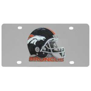  Denver Broncos Stainless Metal License Plate Sports 