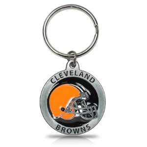   Cleveland Browns Logo Metal Key Chain, Official Licensed Automotive