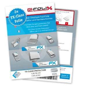  2 x atFoliX FX Clear Invisible screen protector for Ricoh 