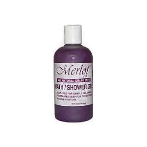  Merlot All Natural Grape Seed Bath/Shower Gel, 8 fl oz 