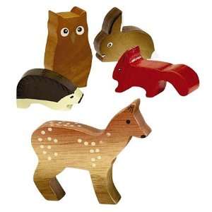  Enchanting Woodland Animal Collection, Set of 5 Toys 