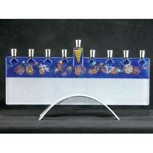  Celestial Blue Menorah