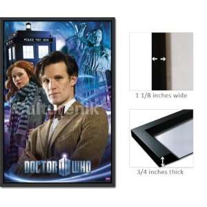  Framed Doctor Who And Amy Poster 5380