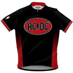  Primal Wear Mens AC/DC Logo Rock Short Sleeve Cycling 
