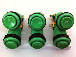   and 8 pcs Arcade buttons kit Multicade MAME Jamma game (Green)  