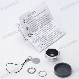 180° Detachable Fish Eye Camera Lens for iPhone 4 4S 4G itouch HTC 