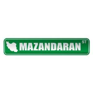   MAZANDARAN ST  STREET SIGN CITY IRAN