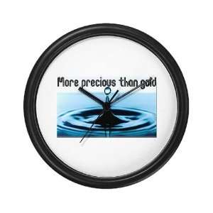  Water Conservation Earth day Wall Clock by 