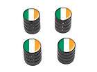 Irish Ireland Flag   Tire Rim Valve Stem Caps   Black