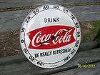 Coca Cola Fishtail Rare Pam Thermometer Minty Nice 