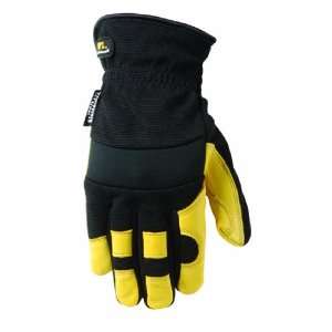 Wells Lamont 3220L Work Gloves with Grain Deerskin with Spandex Back 