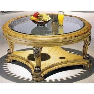   Table w/ Bevelled Glass Insert By Coaster Furniture
