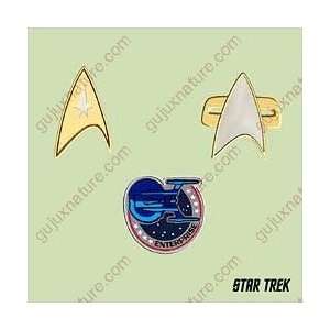  Hallmark Keepsake Ornament   Star Trek Insignias 2004 