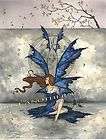 Amy Brown Print Limited Edition signed SAPPHIRE fairy c