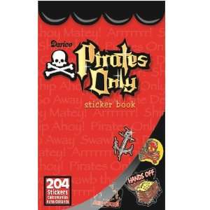  WeGlow International Pirate Only Sticker Book (Pack of 4 