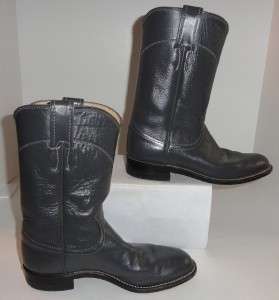 Justin L3056 Women 10 Gray Kipskin Roper Western Boots Size 6 AA 