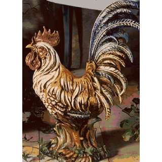  Intrada CAM9151 Rooster Colored 27 Inch H