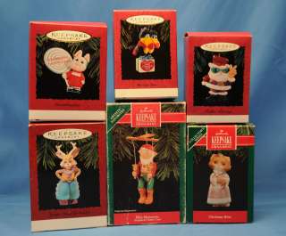 Hallmark Ornaments Lot of 6 jackalope elfn marionette  